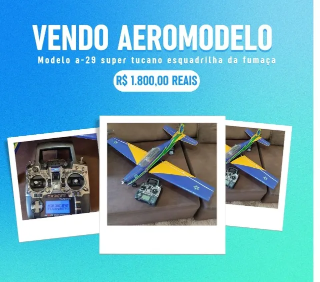 aeromodelo tucano t27 kit para monta 120cm para motor eletrico