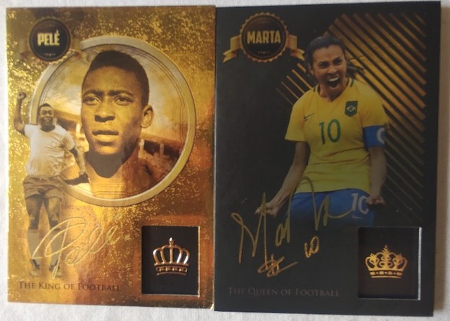 Cards Special Panini Pelé and Marta - The King and The Queen of Football