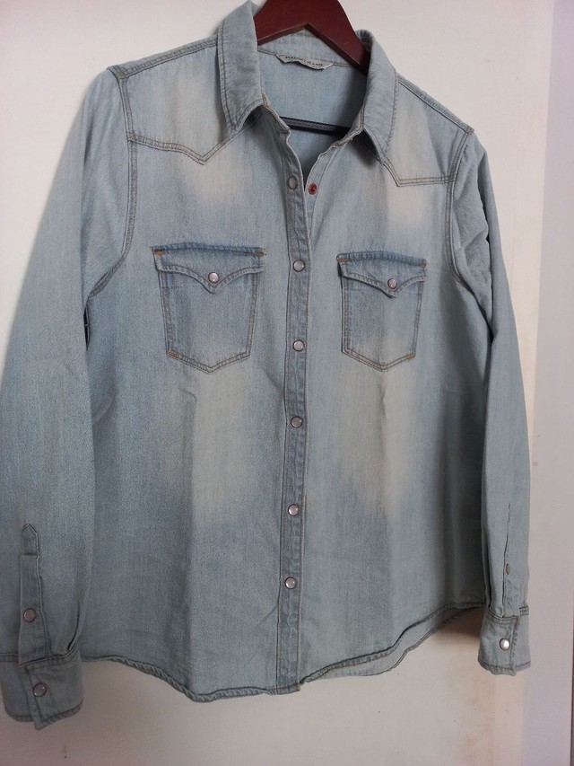 Camisa jeans 44 - Foto 5