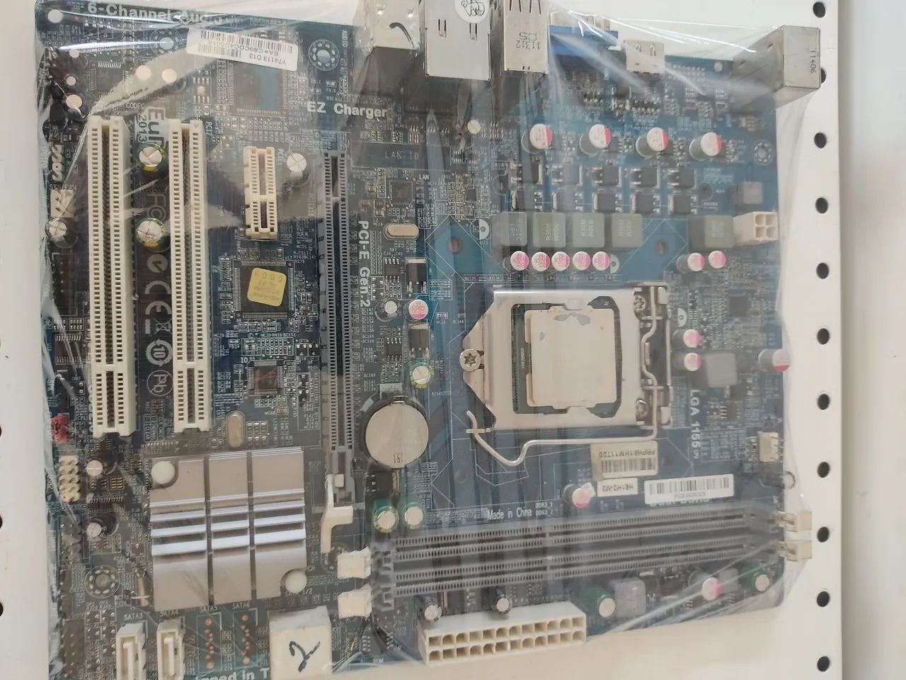 Placa mãe 1155 ECS H6H2-M3 DDR3 com Espelho - Foto 6
