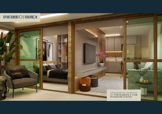 repasso apartamento com 1 quarto suíte edifício terraço beira rio na madalena - Foto 6