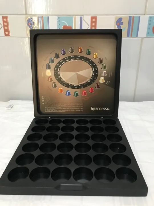 Caixa suporte de cápsulas Original Nespresso - suporta 40 cápsulas
