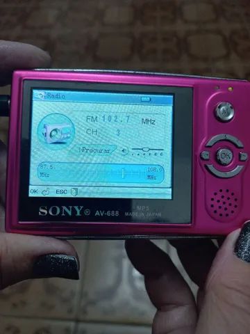 Camera e mp5 sony jogos,rádio,vídeo  - Foto 2