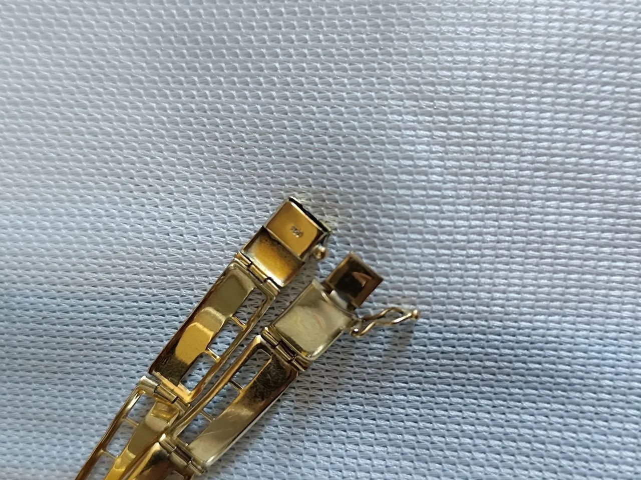Bracelete Masculino Ouro 18k - Foto 4