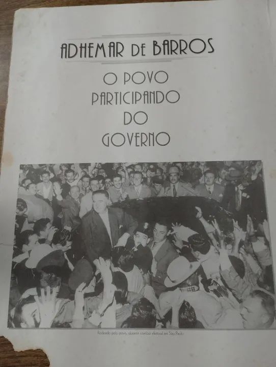 LEMBRANÇAS DE VELHO ADHEMAR DE BARROS FULHO - Foto 2