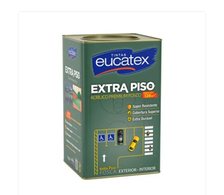Tinta Eucatex Extra Piso Fosca 18 LT 