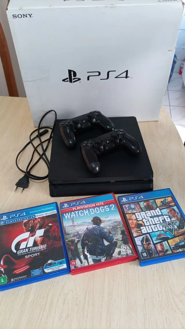 CdoisPontos Amorosa - PLAYSTATION 4 usada Consola PS4 500Gb + Comando