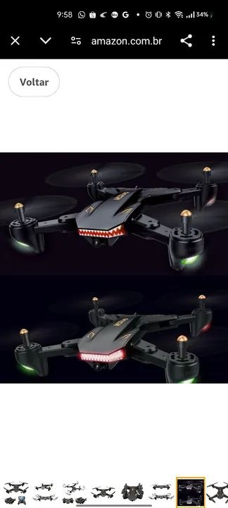 Drone Battle Sharks Visuo XS809S 2 Baterias  - Foto 2