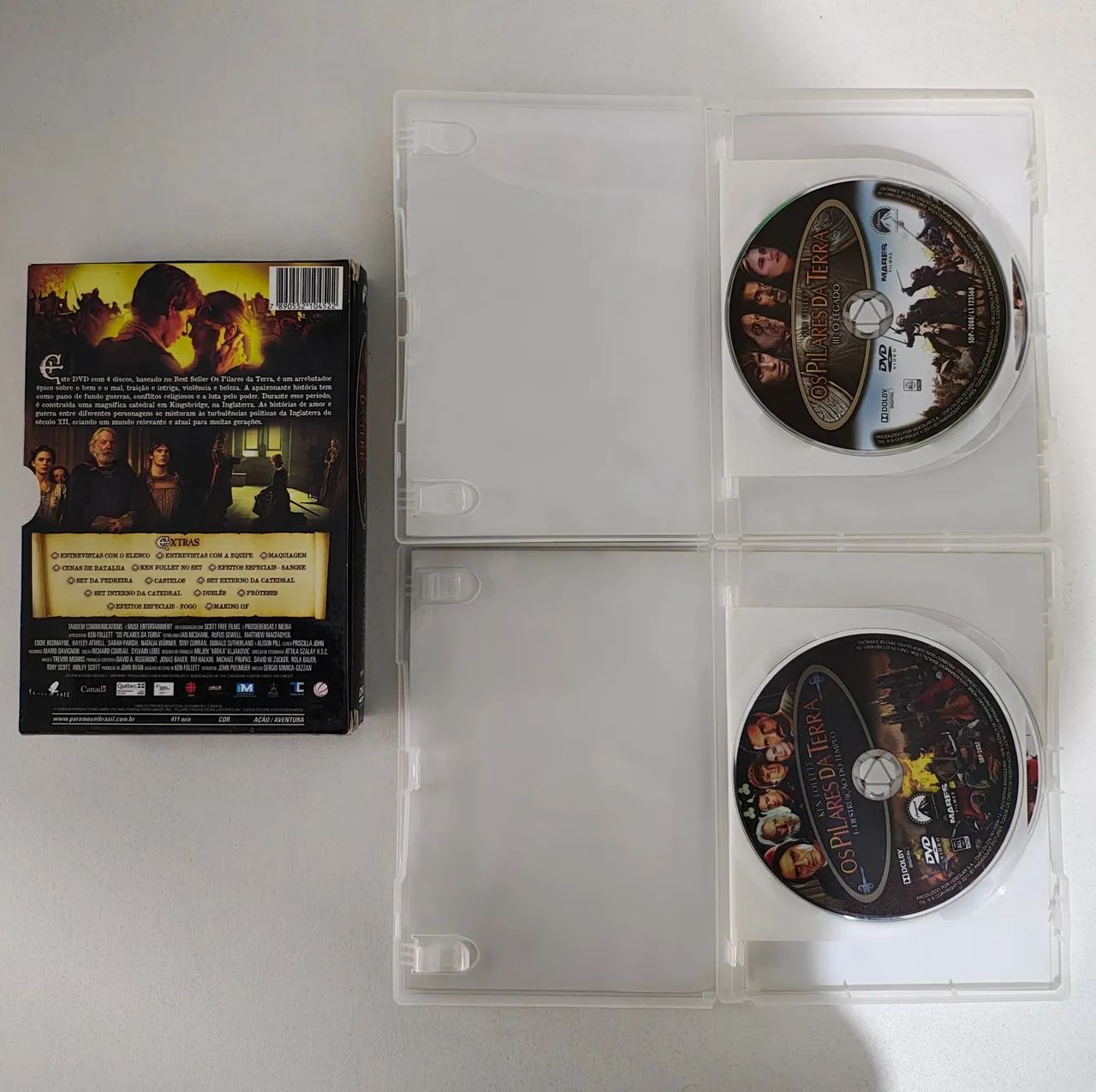 Os Pilares da Terra - Box Completo - 4 DVDs - Foto 4