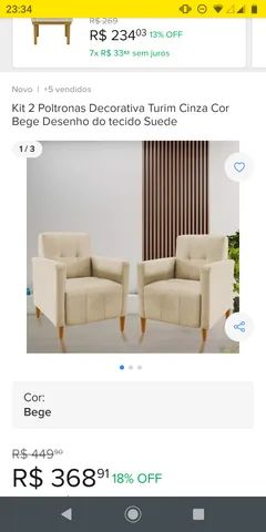 Poltronas pra salao - Foto 2