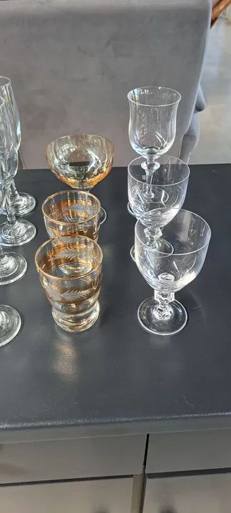 Lote de Taças de Vidro e Cristal - 29 Peças - Foto 5