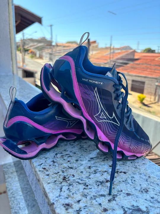 Mizuno roxo e azul best sale