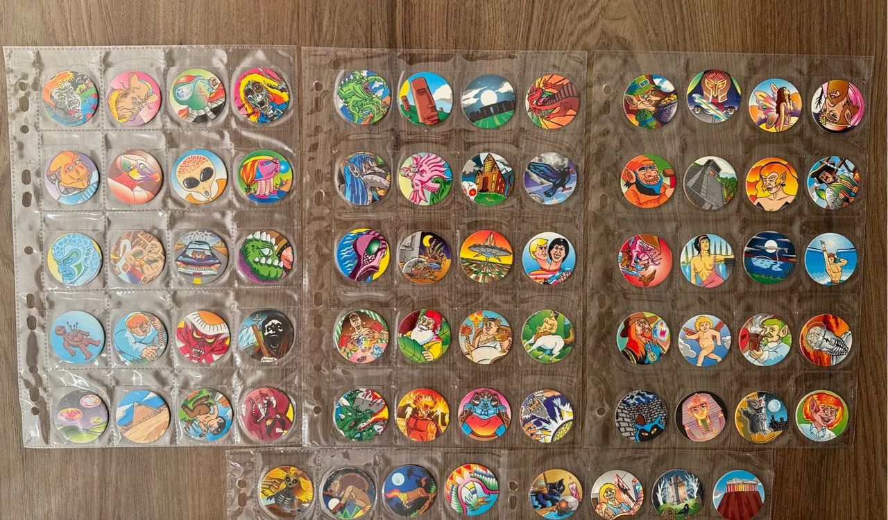 Coleção buzzy Caps monstros Completa - Foto 2