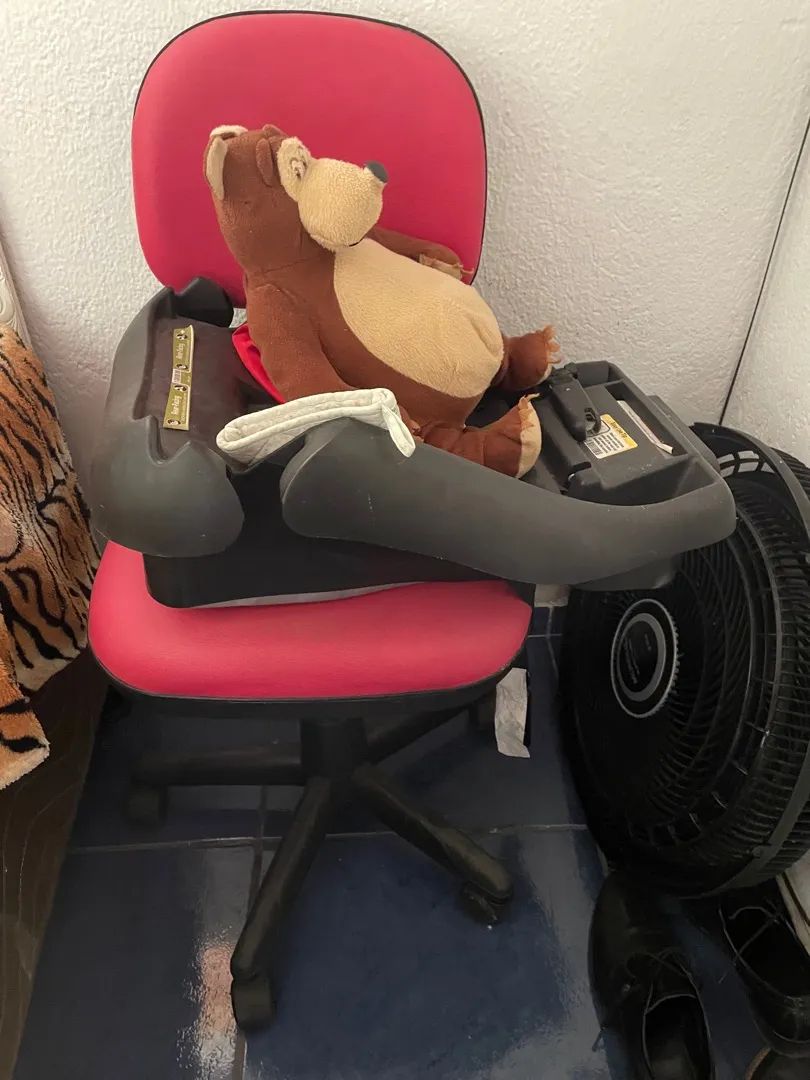 Cadeira de escritório rosa - Foto 2