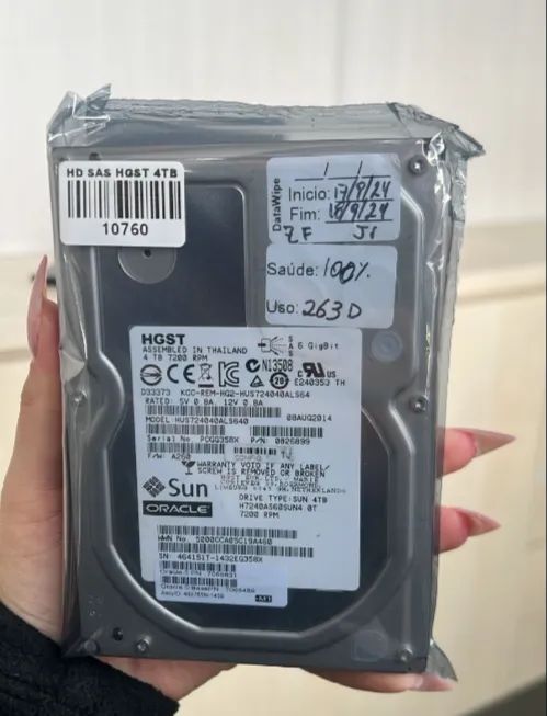 HD SAS DE SERVIDOR 4TB