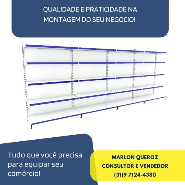 Gondola de Parede Polar 30x40 1,70M