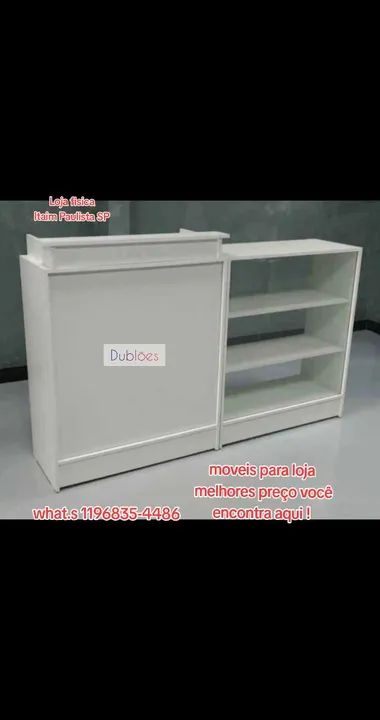 Balcão caixa+ vitrine promoção pague só na entrega 