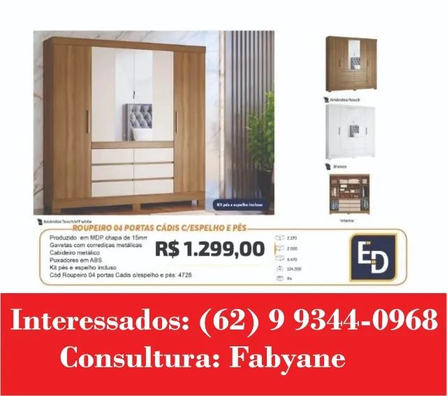 Guarda Roupa Cadis