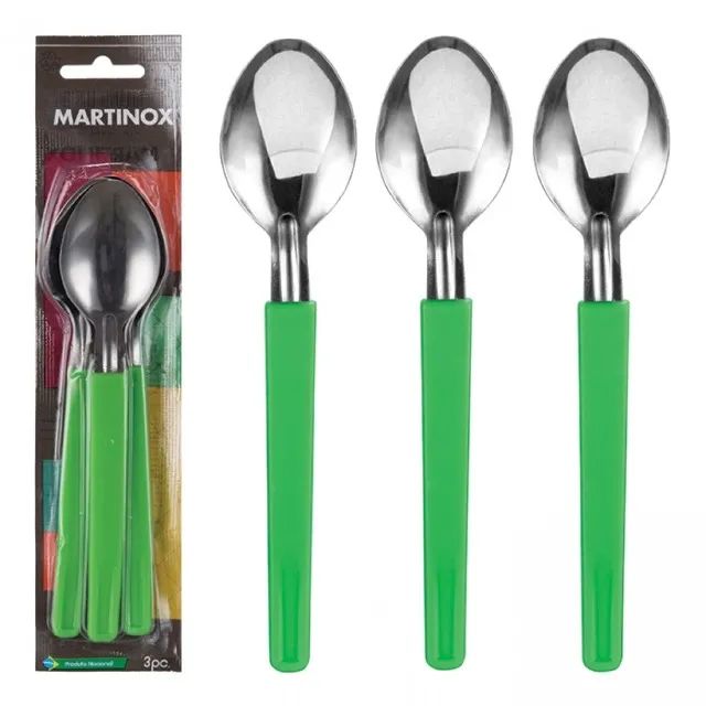 Colher Martinozzo 60320/5/  C/3 Pçs Preto - Foto 2