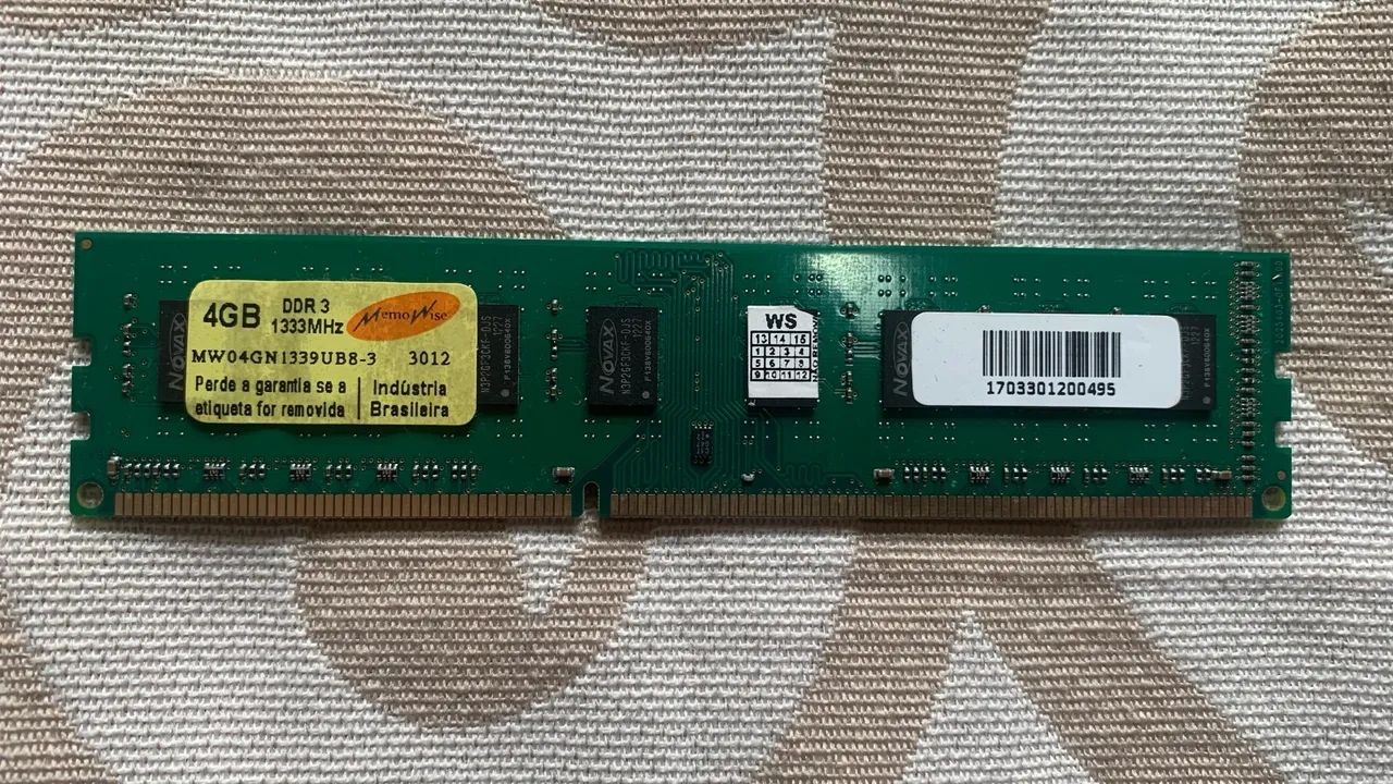 Memória RAM 4GB 1333MHZ GB 