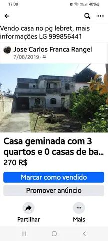 Captação de Casa a venda na Rua Doutor Matos, Parque Visconde de Ururaí, Campos dos Goytacazes, RJ