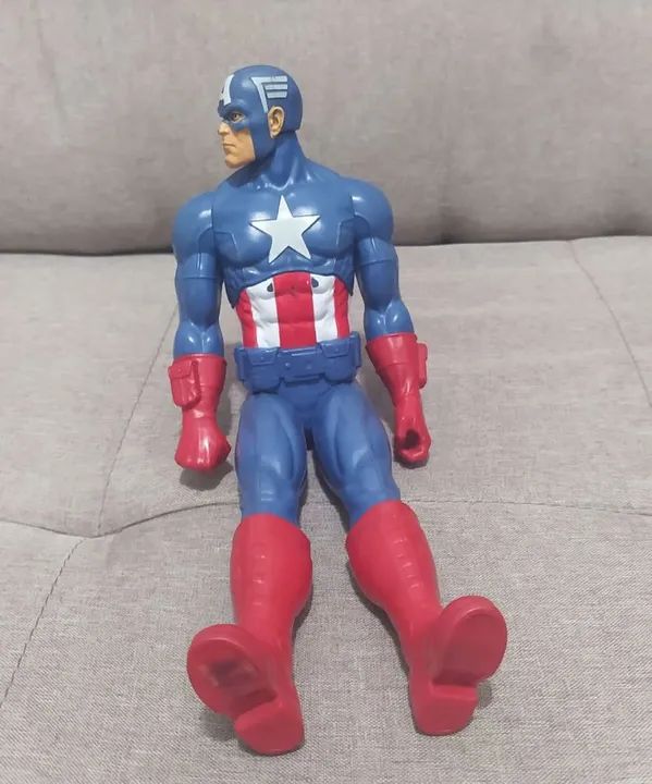 Boneco Capitão América - 30 CM. Articulado. - Foto 5