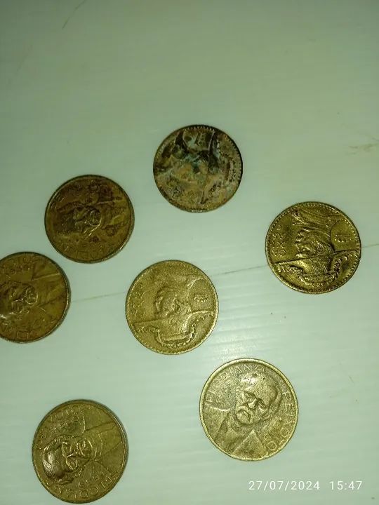 Moedas de 2000 reis década de 1930. Kit com 7 peças. - Foto 5