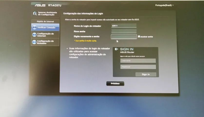 Roteador Gamer Asus 5G funcionando - Foto 3