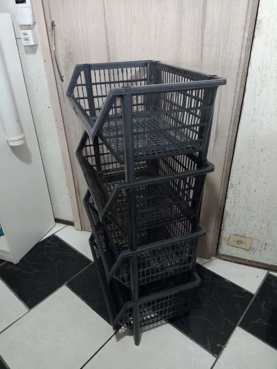 Cesto empilhável médio  - Foto 3