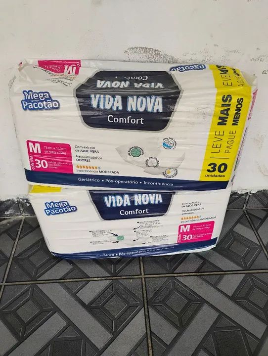 Fralda geriátrica (2 pacotes)