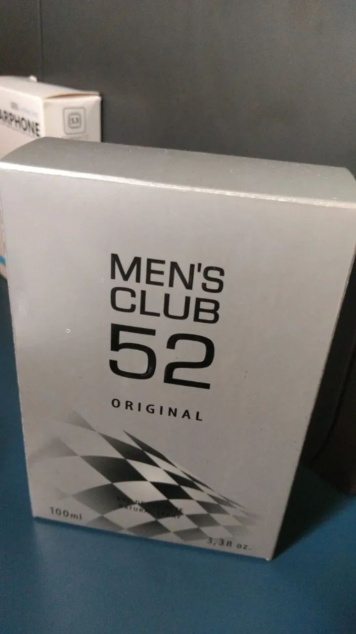 Perfumes Mens Club 52 Masculino 100 ml Novo