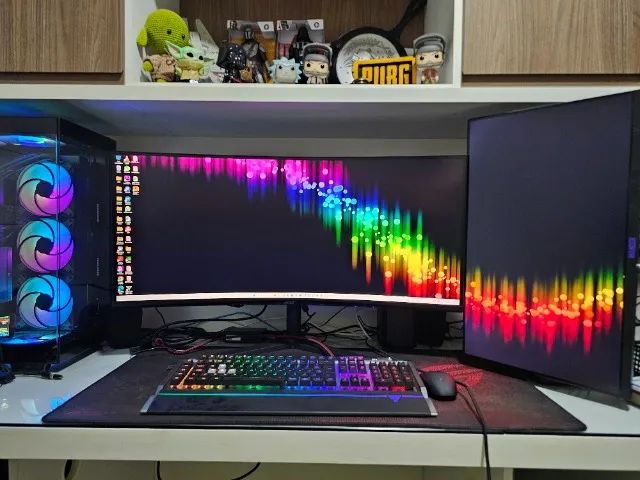 Monitor Acer Nitro 34 XZ342CU ultrawide QHD 180hz curvo - novíssimo, nfe e garantia - Foto 4