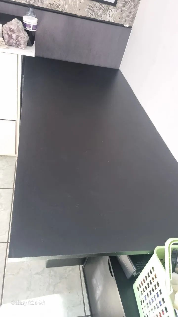 Mesa preta tokstok 1,75m 6 lugares - Foto 4