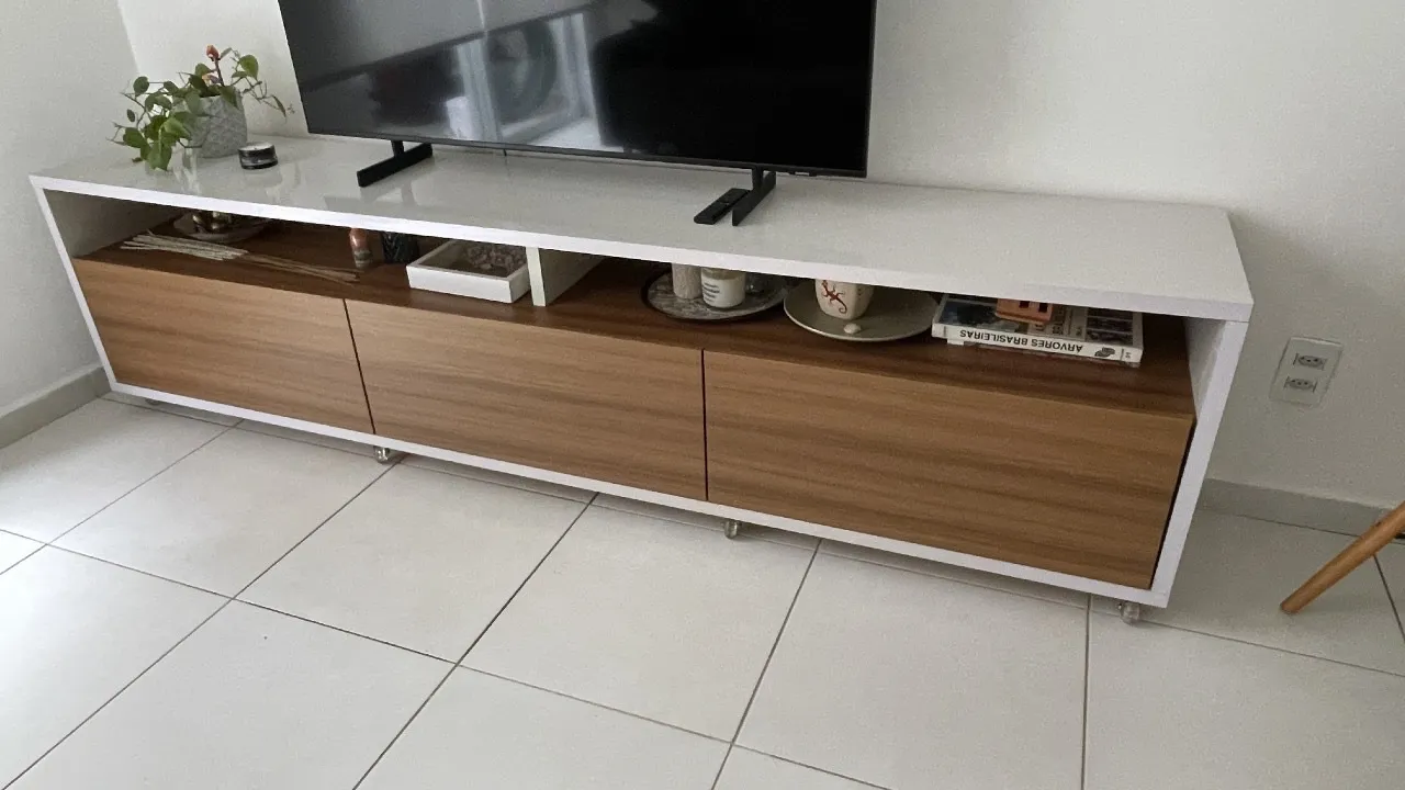 Rack para TV com 3 Gavetas