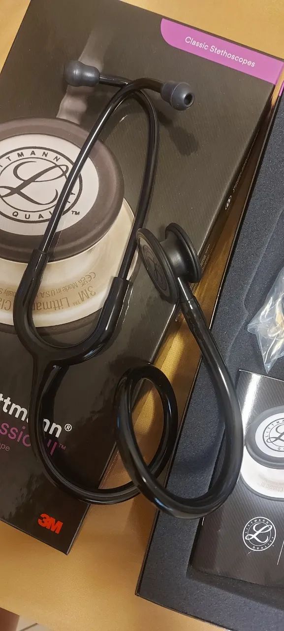 Stetoscopio Littmann Classic III Preto - Foto 5