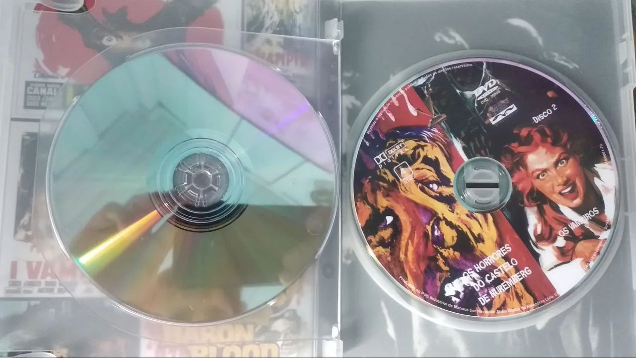DVD Colecão Black Sabbath As três máscaras do horror Mario Bava