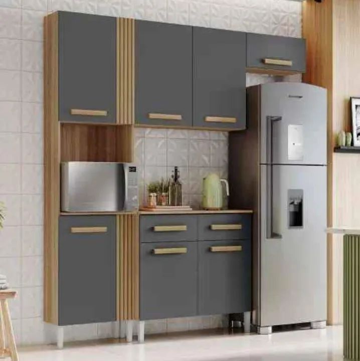 Conjunto de Armários de Cozinha - Moderno e Completo
