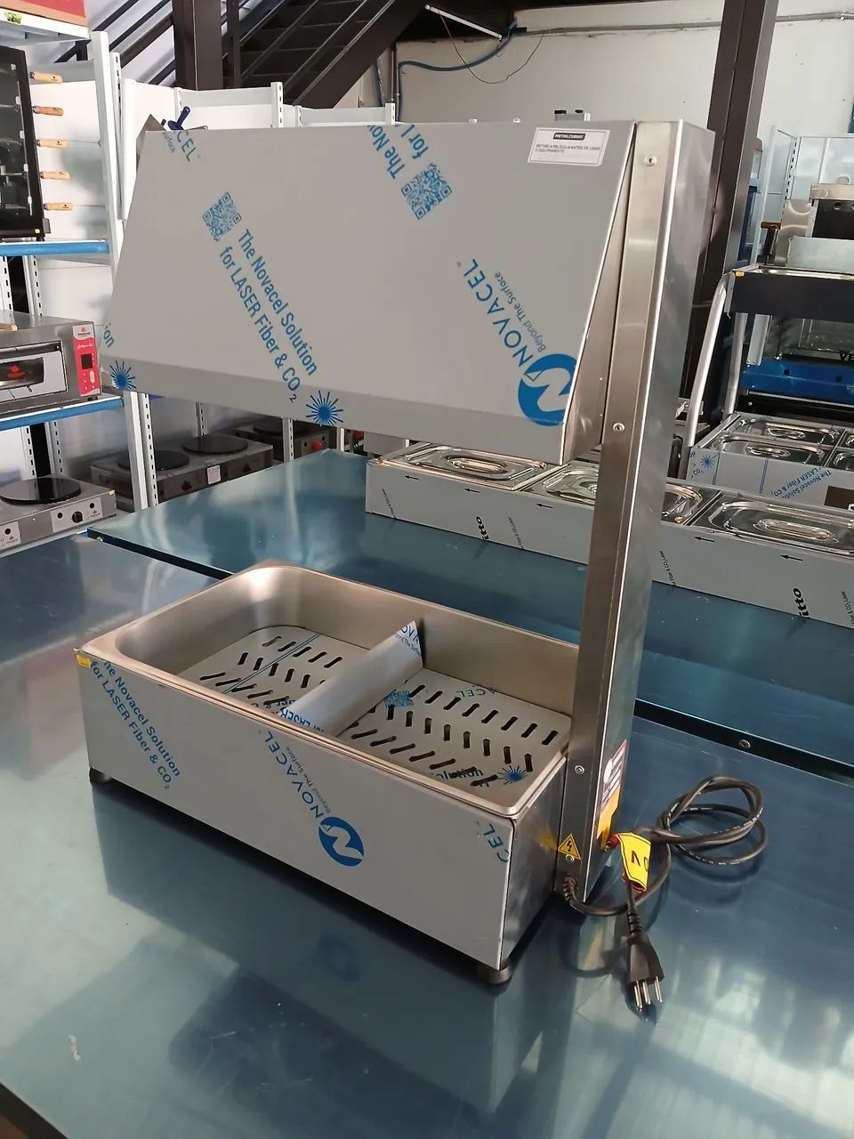  Conservador de Fritura 1 Cuba inox Metalcubas  - Foto 3