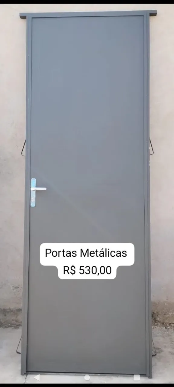 Porta de Aço - R$ 530,00