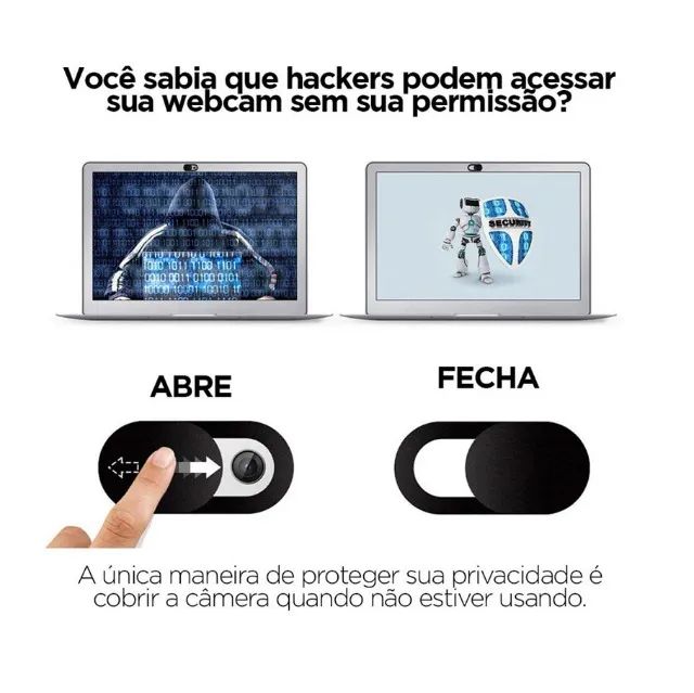Protetor Webcam para Notebook Anti-espião - Foto 2