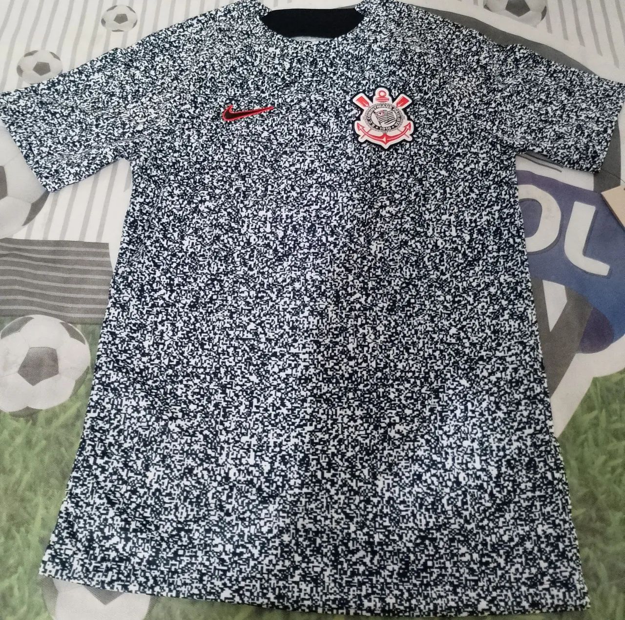 Camisa P Nike Corinthians Pré-Jogo 2024 Academy Pro Masculina