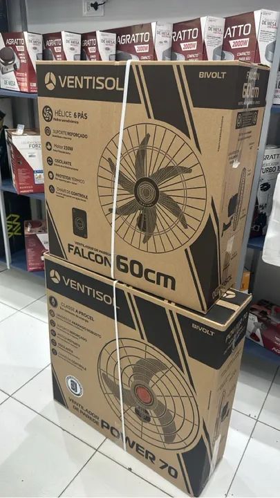 Ventilador de Parede Ventisol Power 70 - 60cm - Bivolt
