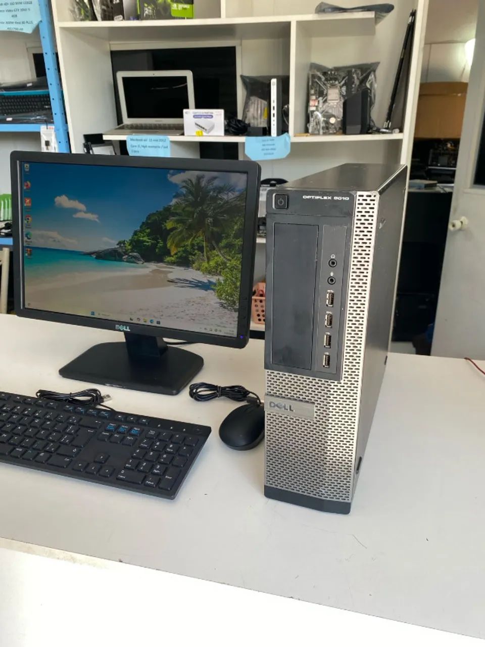 computador completo del 9010 core i5 3ªger/8gb mem/500gb+240gb ssd/tela 19 pol garantia nf - Foto 5