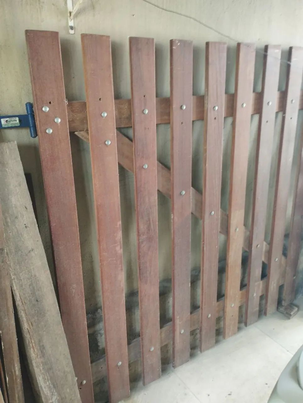 Portão de Madeira de duas bandas de 1, 50 x1, 50 