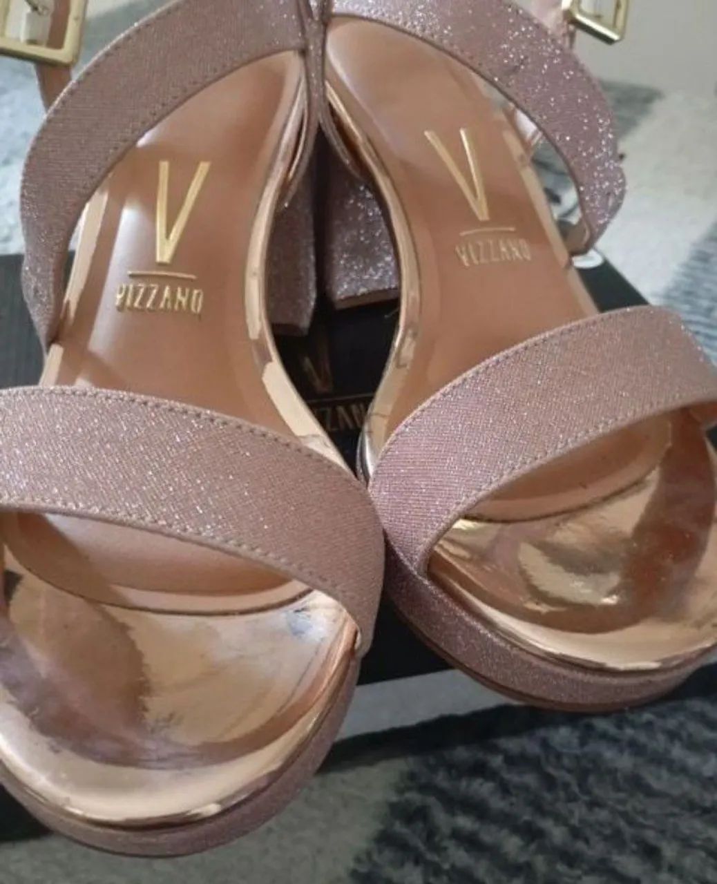 Sandália Vizzano Rosé com Glitter