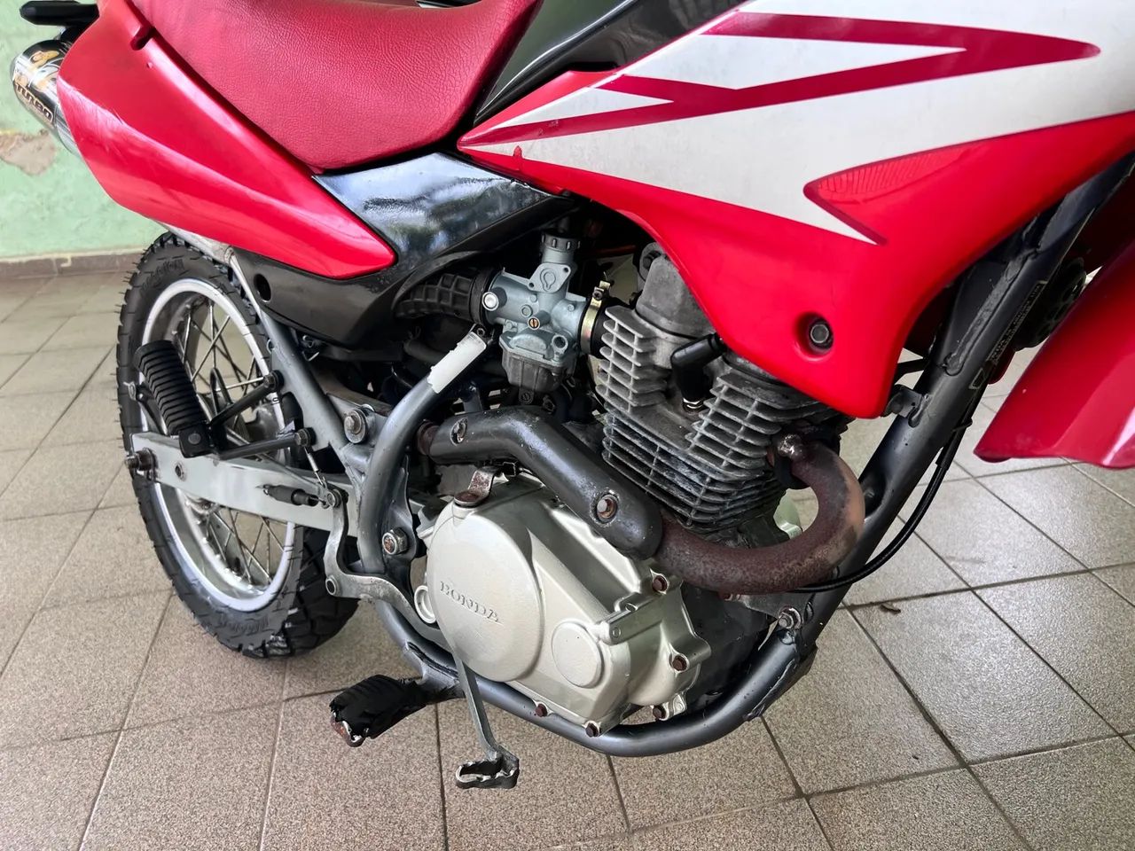 Honda Bros 150cc - Trail - Vermelha - Foto 6