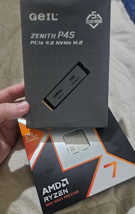 Ssd nvme Geil 2TB Gen 4.0 (Alto nível, dissipador grafeno, 7450MB/s, p/ PS5 PRO, PC, Not)