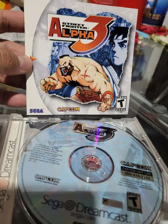 Dreamcast Street Fighter Alpha 3 Impecável  - Foto 4
