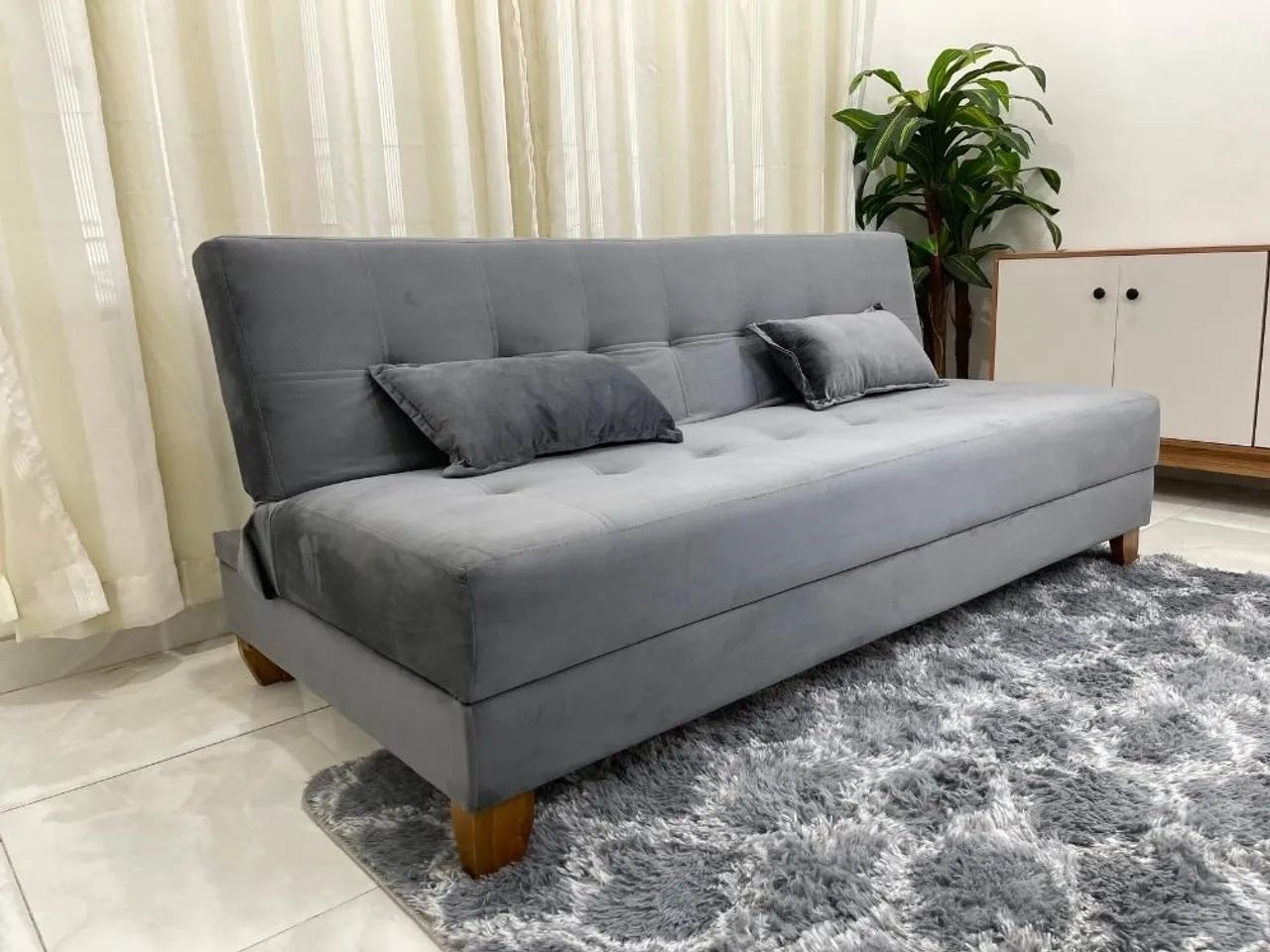 Sofá Cama Arpoador 1.85m Veludão- Produto Novo Entrega Rápida