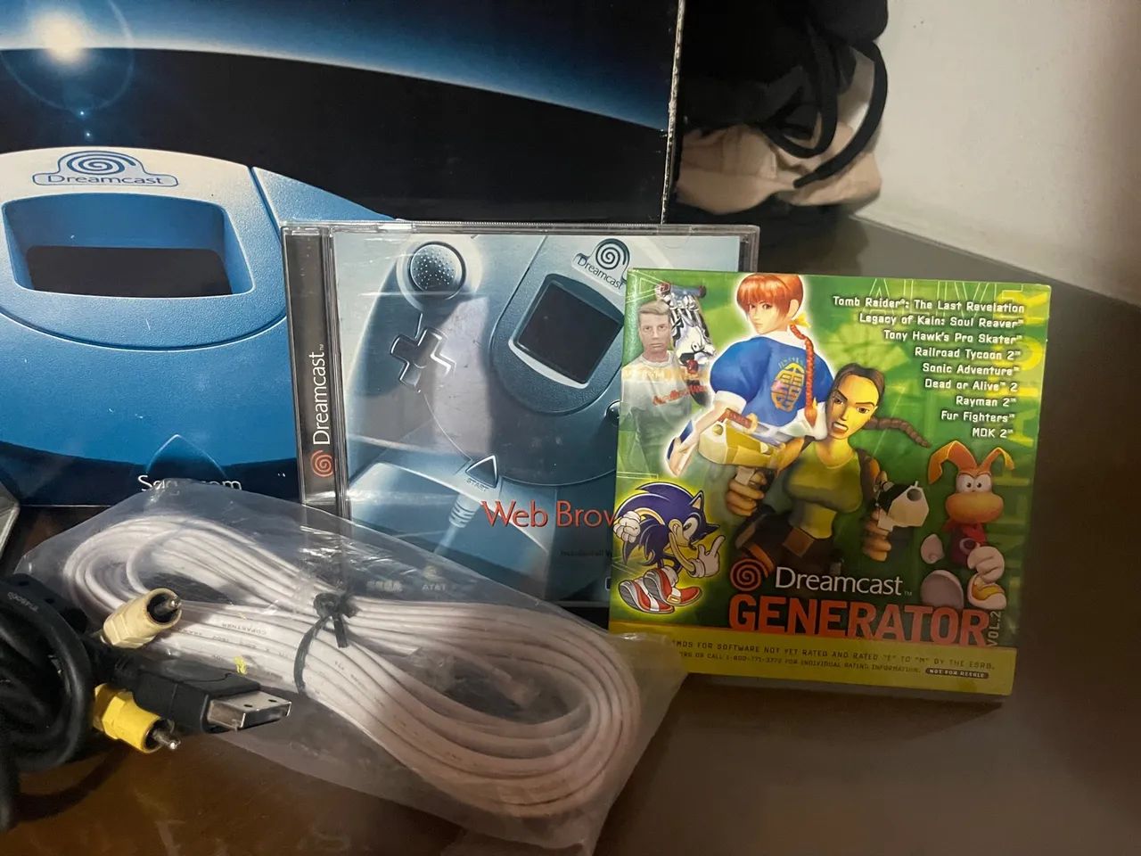 Dreamcast completo na caixa - Foto 5